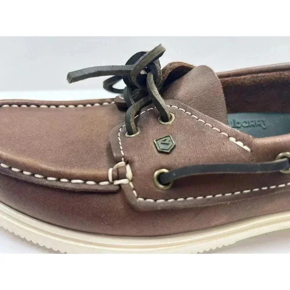 Broga by Dubarry of Ireland Handmade leather deck shoes women/children size 4